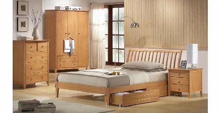 Joseph Beds Wales 4ft 6 Double Maple Bed