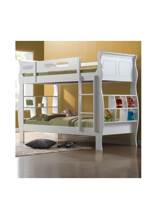 Joseph Oasis Wooden Bunk Bed-White