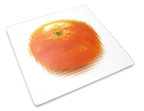 Orange Pixel Chopping Board 30 x 30cm
