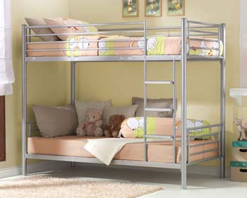 Julius Metal Bunk Bed - FREE NEXT DAY DELIVERY