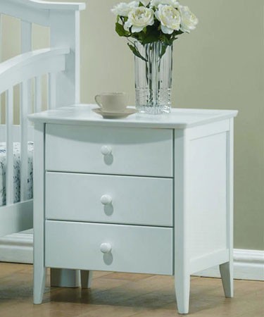 Polo Three Drawer Bedside Table