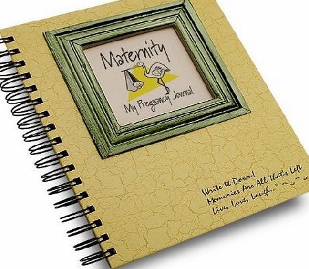 Journals Unlimited Maternity, My Pregnancy Journal - Yellow Hard Cover