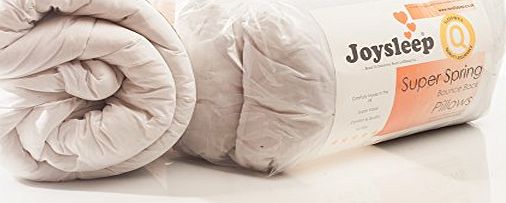 JOYSLEEP LOVE2SLEEP AMAZING VALUE BUNDLE - 13.5 TOG DUVET/ QUILT WITH 2 ULTRA BOUNCE PILLOWS NON ALLERGENIC SOFT TOUCH POLY COTTON - SINGLE