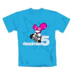 Junkies (Deadmau5 Star) Blue T-shirt