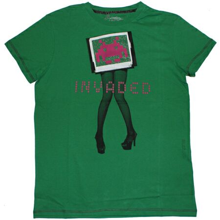 Invaded Legs Green T-Shirt