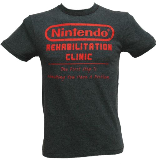 Men` Nintendo Rehab T-Shirt from Joystick Junkies
