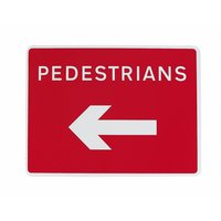 JSP Pedestrian Left Sign