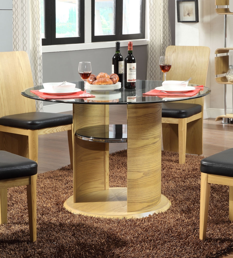 Curve Oak Dining Table JF603