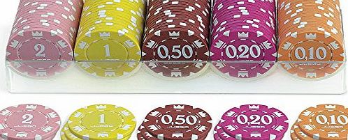 Juego Ju00122 Casino Poker Standard 100 Chips/Fiches 14 gr. Set A