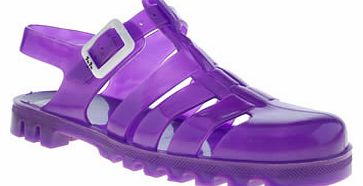 womens juju jellies purple maxi sandals