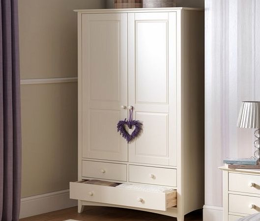 Cameo Double Wardrobe with Drawers