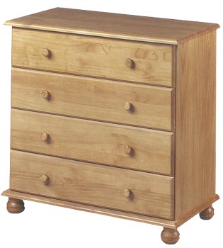 Clearance - Hamilton Pine 4 Drawer Chest