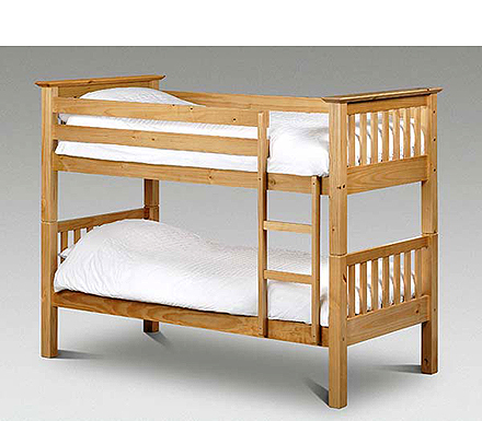 Clearance - Kelham Solid Pine Bunk Bed with Two