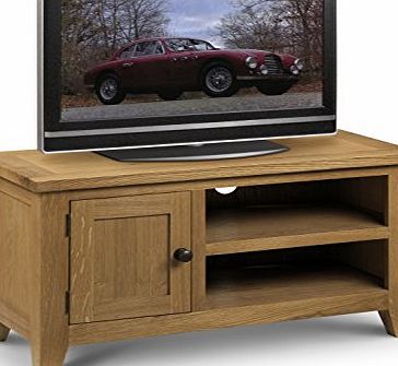 Julian Bowen Light Astoria TV Unit, Waxed Oak