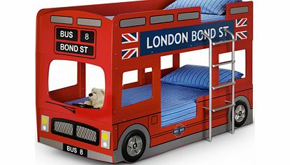 Julian Bowen London Bus Wooden Bunk Bed