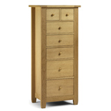 Lyndhurst Chest in American Oak soilds and veneers with 7 Drawers