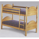 Nickleby 90cm Bunk in Solid Wood with Pine Lacquered finish