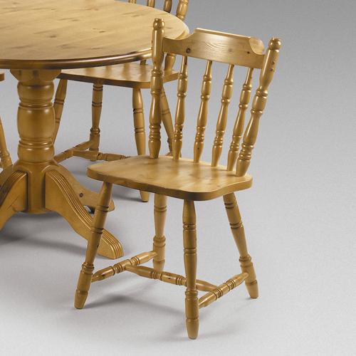 Julian Bowen Pine Dining Furniture Julian Bowen Farmhouse Pine Chair x4DISC