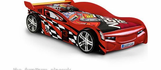 Julian Bowen Scorpion Racer Car Boys Kids Bed In Red and Black - Delivery To UK Mainland ONLY