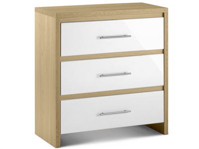 Stockholm 3 Drawer Chest Small Single (2