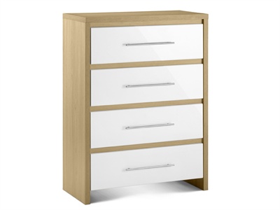 Stockholm 4 Drawer Chest Small Single (2