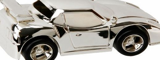 Juliana Christening Gifts. Silverplated Sports Car Money Box