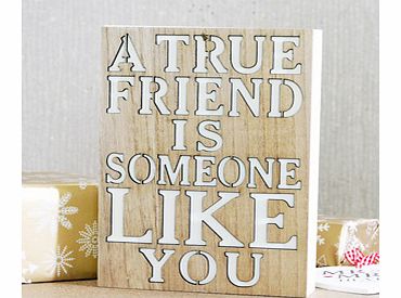 Juliana Home Living A True Friend Wall Plaque