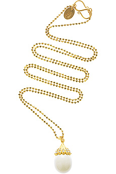 Julie Sandlau Ivory quartz pendant necklace