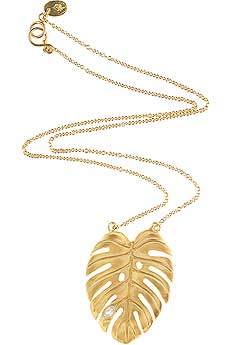 Julie Sandlau Plant leaf necklace