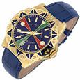 Julius Legend Sea Fortune - 18K Gold and Leather Watch