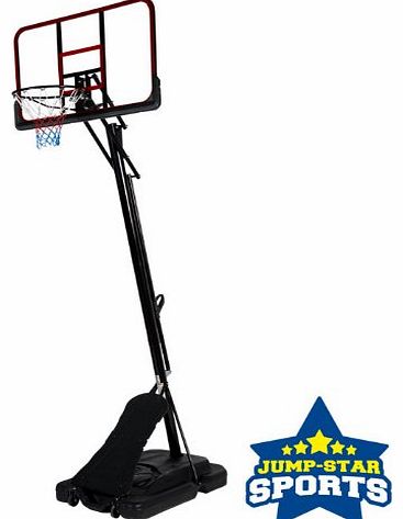 Full Sized Professional Basketball Stand Hoop Set with Rebound Board