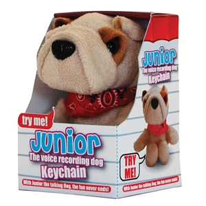 The Voice Recording Dog Keychain
