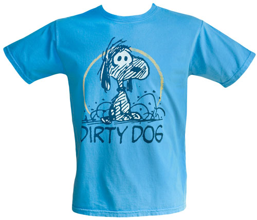 Dirty Dog Men` Snoopy T-Shirt