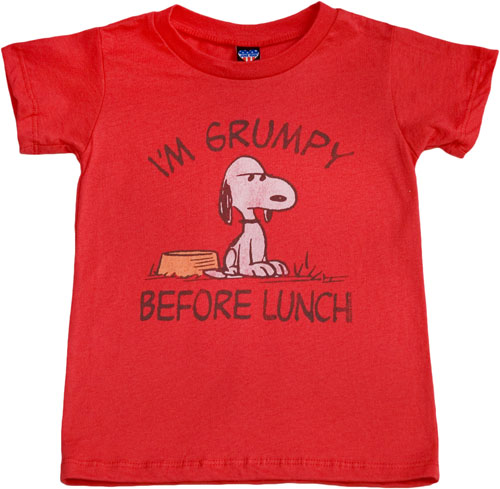 Kids I` Grumpy Snoopy T-Shirt from Junk Food