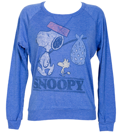 Ladies Blue Snoopy Pullover from Junk Food