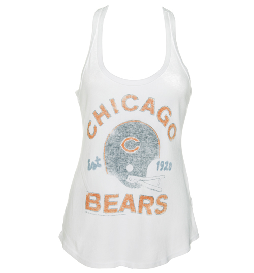 Ladies Chicago Bears NFL Racer Vest from Junk Food