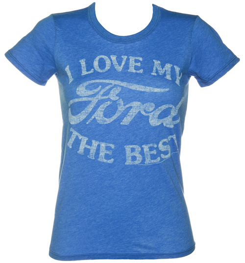 Ladies I Love My Ford Black Label T-Shirt from
