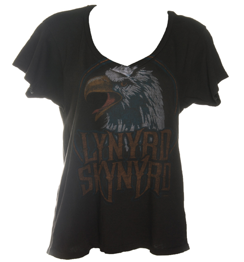 Ladies Lynyrd Skynyrd V-Neck Originals T-Shirt