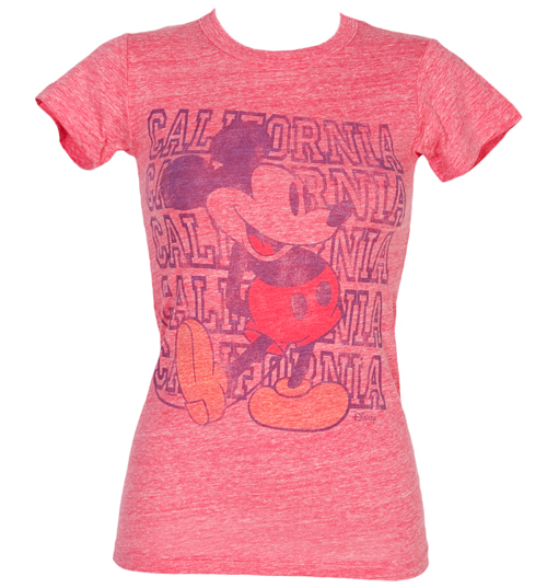 Ladies Mickey Mouse California Triblend T-Shirt