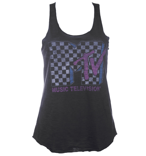Ladies MTV Logo Strappy Vest from Junk Food