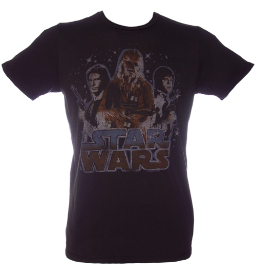 Men’s Black Star Wars Movie Poster T-Shirt