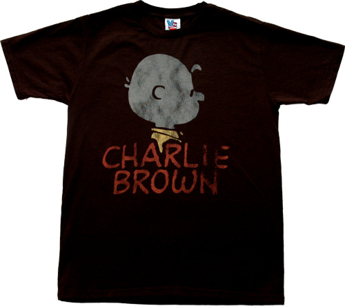Men` Charlie Brown T-Shirt from Junk Food