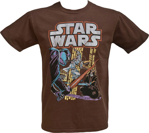 Men` Star Wars Jedi Fight T-Shirt from Junk Food