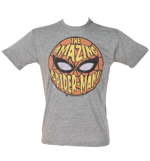Mens Amazing Spiderman Tri-Blend T-Shirt