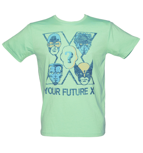 Mens Aqua Your Future X-Men T-Shirt from