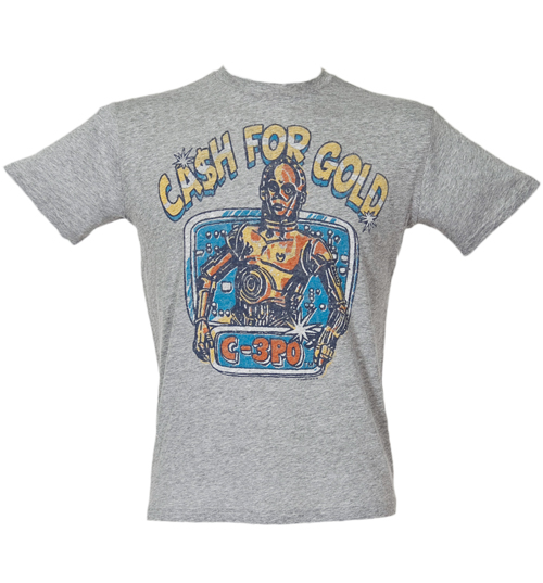 Mens C-3PO Cash For Gold T-Shirt from Junk