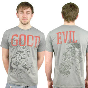 Mens DC Comics Good & Evil T-shirt by
