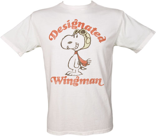 Mens Designated Wingman Snoopy T-Shirt from