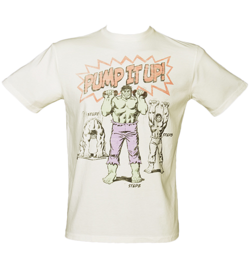 Mens Incredible Hulk Pump It Up T-Shirt