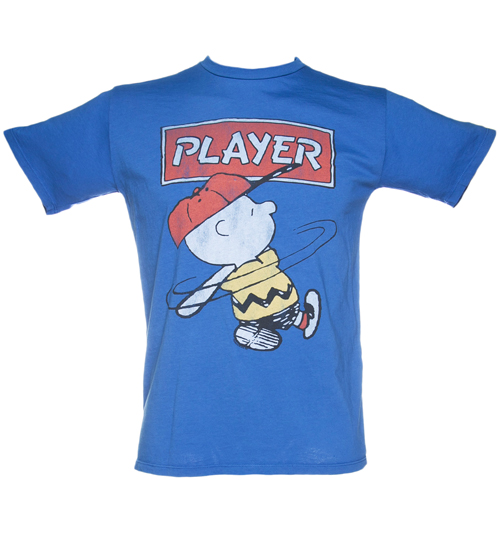 Mens Peanuts Player T-Shirt from Junk Food